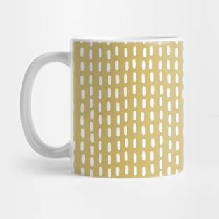 Pastel colored Dotted line pattern Mug